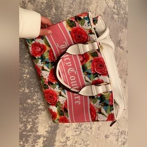 Juicy Couture floral pink shoulder bag
